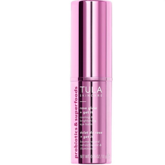 Brand New Tula Limited Edition Chrome Rose Glow & Get It Eye Balm - Picture 1 of 1